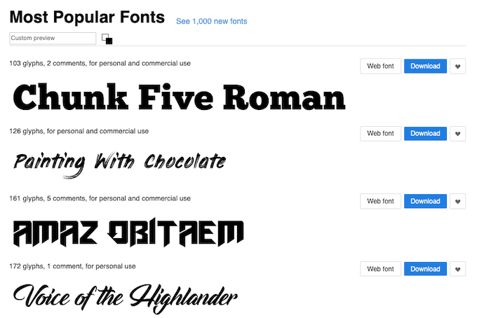 8 Safe Sites to Discover New Fonts for Windows 10 image 20