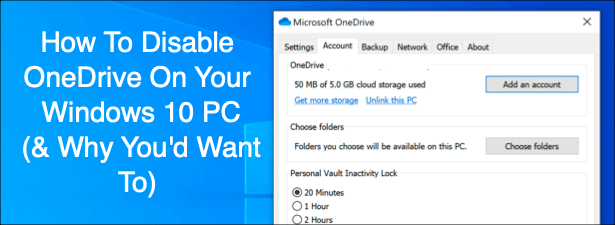 How To Disable OneDrive On Your Windows 10 PC (&#038; Why You&#8217;d Want To) image 1
