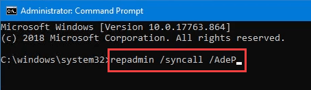 Force Replication Between Two Domain Controllers in Active Directory image 7