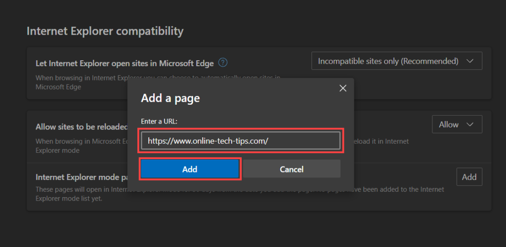 How to Enable Internet Explorer Mode in Edge on Windows 10/11 image 9