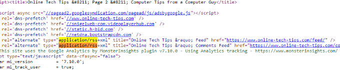 How to Find an RSS Feed URL for Any Website image 3